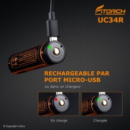 Batterie Fitorch 18650...