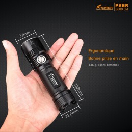 Lampe torche P26R - 3600...